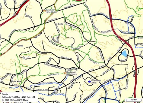 Bonita - California Trail Map