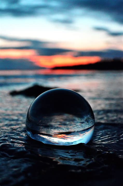 Free Images : water, reflection, sea, wave, sky, horizon, atmosphere, ocean, sphere, calm ...