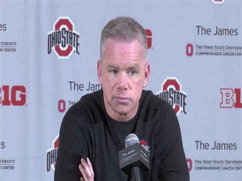 Buckeyes head coach Chris Holtmann discusses speeding ticket