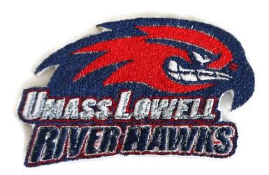 Umass Lowell River Hawks logo Iron On Patch - Beyond Vision Mall