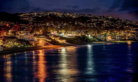 Night in Laguna Beach Photograph by Brooke Vogelgesang