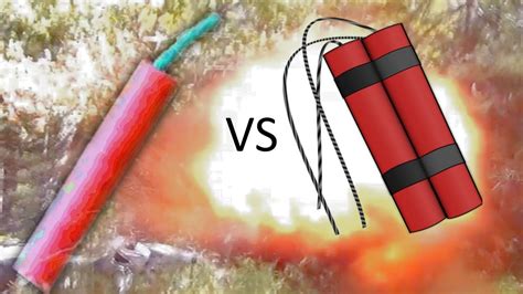 Firecrackers vs Dynamite - The BIGGEST Difference! - YouTube