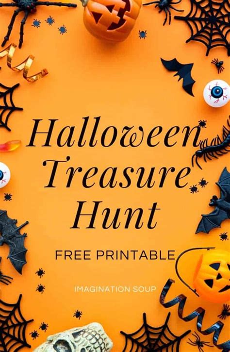 Free printable halloween treasure hunt – Artofit
