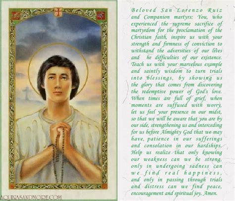 San Lorenzo Ruiz Feast Day: September 28 | Beautiful prayers, Christian pictures, Christian faith