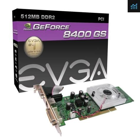 EVGA nVidia e-GeForce 8400 GS 512 MB DDR2 PCI Card Review - PCGameBenchmark