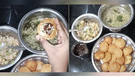 Pani puri masala , rasam & chutney | Pani Puri Recipe in Tamil | How to make pani puri in Tamil ...