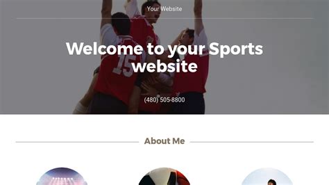 Sports Website Templates | GoDaddy