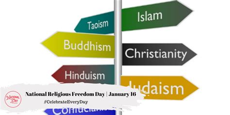 NATIONAL RELIGIOUS FREEDOM DAY - January 16 - National Day Calendar