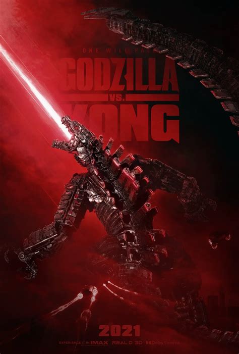 Godzilla vs. Kong Mechagodzilla Poster (Godzilla vs. Kong (2021) Movie ...