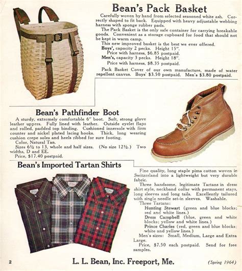 LL Bean Spring 1964 catalog | Ll bean, Style inspiration, Spring