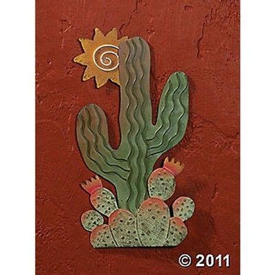 Cactus & Sun Wall Art Metal Southwestern Style ~NEW~ on eBay! Southwest ...