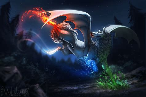 The four elements in a wolf Full HD Wallpaper and Background Image | 2100x1400 | ID:652769