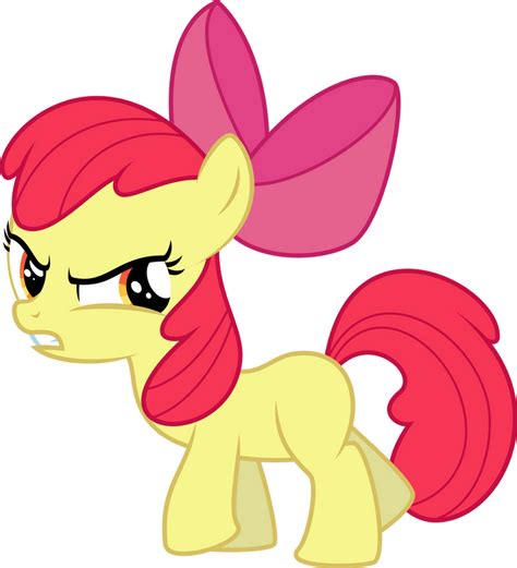 Angry Applebloom by Yetioner on DeviantArt