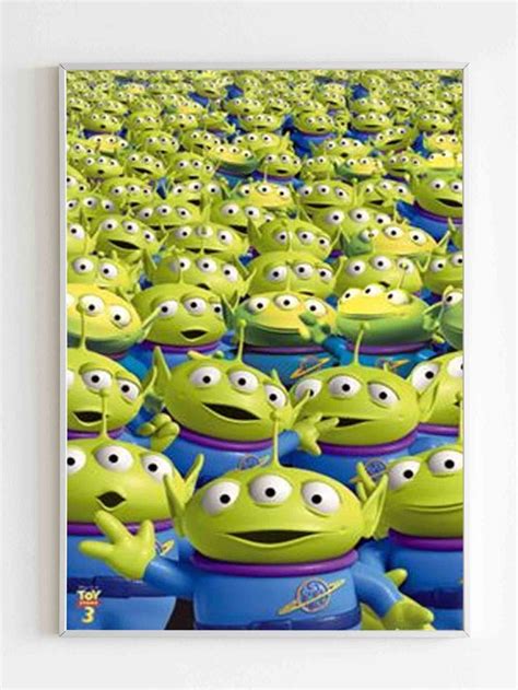 Disney Pixar Toy Story Alien Ooooh Poster en 2024 | Papel tapiz disney ...