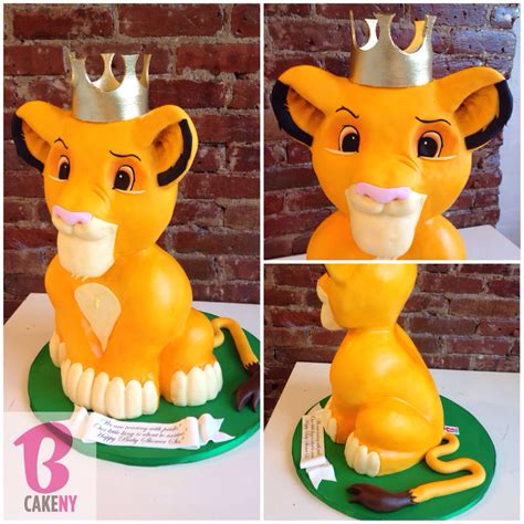 Simba Cake Lion Birthday Cake Lion Cakes Lion King Ca - vrogue.co