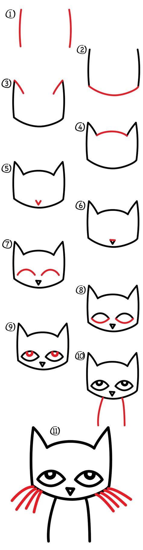 How To Draw A Cat Art For Kids Hub - Howto Techno