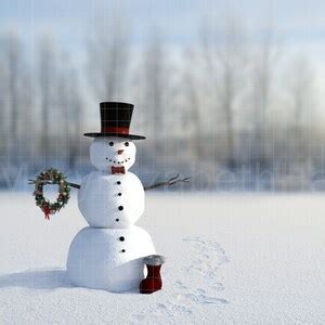 Snowman Digital Backdrop/background, Christmas Backdrop - Etsy