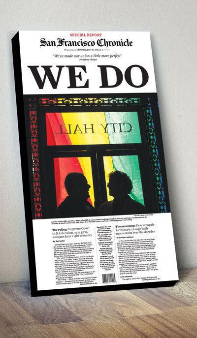 WE DO cover print | 6/27/2015 - San Francisco Chronicle online store