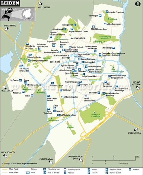 Leiden Netherlands Map | Leiden Map