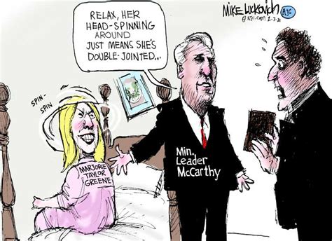 Political Cartoon on 'Greene New Deal' by Mike Luckovich, Atlanta ...