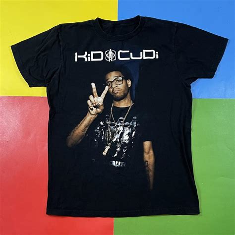 Kid Cudi tee. Black t shirt with Kid Cudi print. No... - Depop