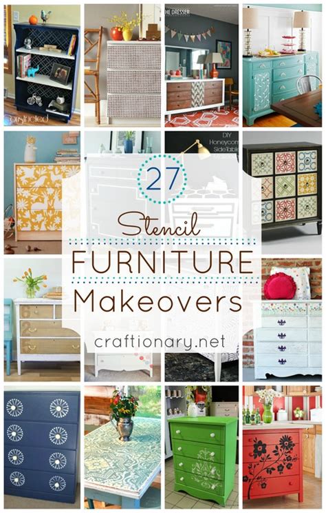 27 How to Stencil Furniture Makeovers that look expensive? - Craftionary