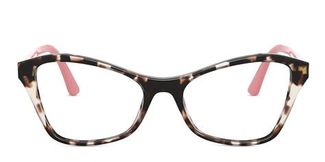 Prada PR 11XV Tortoise/Brown/Pink Prescription Eyeglasses