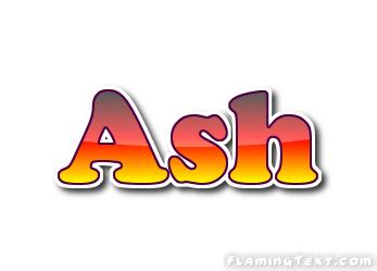 Ash Logo | Free Name Design Tool from Flaming Text