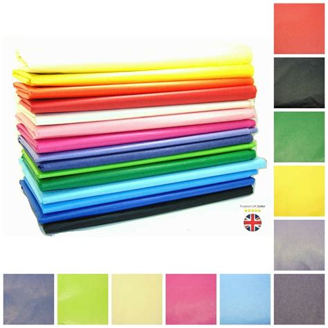 TISSUE PAPER SHEETS ACID FREE COLOUR BLACK WHITE Gift Wrapping ...