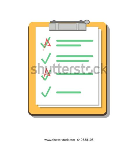 Questionnaire Flat Icon Stock Vector (Royalty Free) 640888105 | Shutterstock