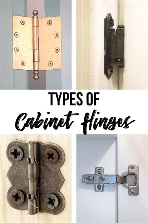 Beginner S Guide To Cabinet Hinge Types The Handyman Daughter