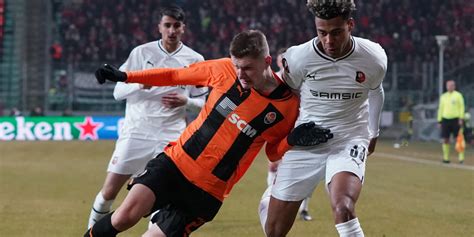 Beaten by Shakhtar Donetsk in the first leg of the Europa League ...