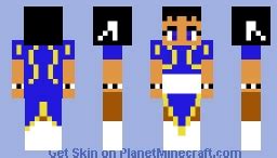 Chun Li Minecraft Skin