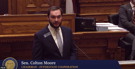 UPDATED: Senator Colton Moore Testifies Before Georgia Senate ...