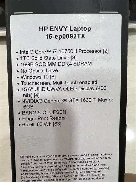 HP ENVY 15 INCH LAPTOP UHD 4k DISPLAY AMOLED, Computers & Tech, Laptops ...