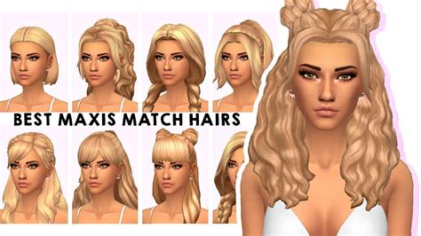 Sims 2 Cc Hair Maxis Match - Best Hairstyles Ideas for Women and Men in ...