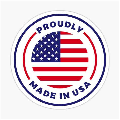 "Made in USA" Sticker by sPalandar | Redbubble