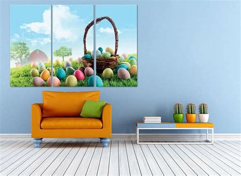 Easter Egg Custom Canvas Home Decoration - Free Shipping- Wall Art Gift ...