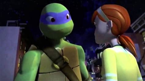 TMNT 2012 Donnie and April - Voices - YouTube