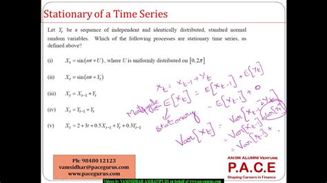 Checking Stationarity of a Time Series - YouTube