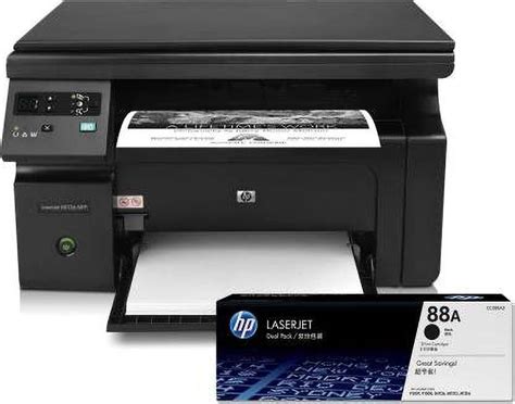 HP LaserJet Pro M1136 MFP Multi-function Printer (Black, Toner Cartridge) Multi-function ...