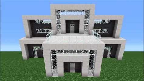 Minecraft Tutorial: How To Make A Quartz House - 4 - YouTube