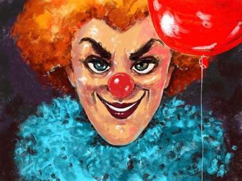 Clown Scary Balloon Stock Illustrations – 287 Clown Scary Balloon Stock ...