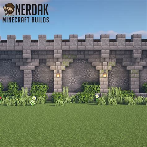 Reddit - Minecraft - Medieval Stone Wall | Minecraft castle, Minecraft castle designs, Minecraft ...