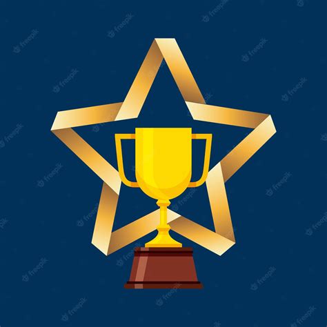 Premium Vector | Trophy award design