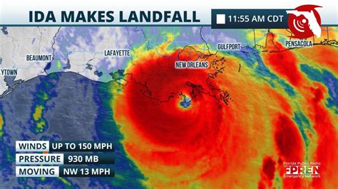 Ida Makes Landfall In Southeast Louisiana As Category 4 Hurricane ...