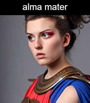 What does the Latin term "alma mater" mean?