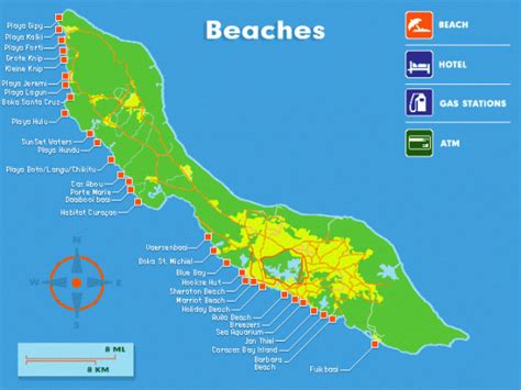 Curacao Hotels Map - Share Map