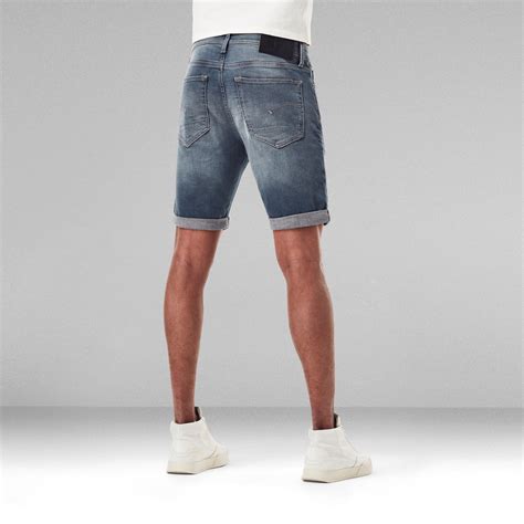 3301 Denim Slim Shorts | Dark blue | G-Star RAW®