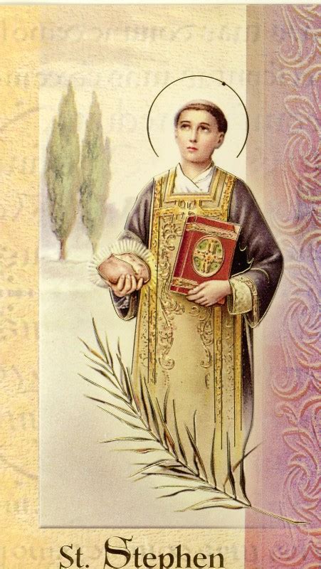 NGƯỜI LỮ HÀNH HY VỌNG: DECEMBER 26, 2012 : FEAST OF SAINT STEPHEN, FIRST MARTYR